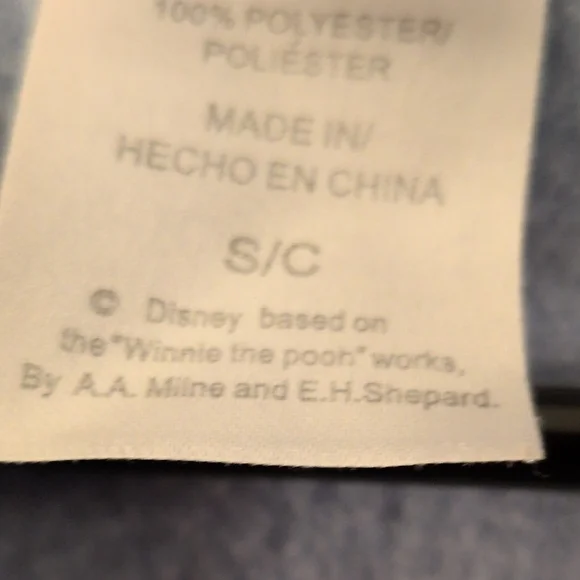 Disney Eeyore Light Blue Fleece Hoodie - Picture 3 of 6